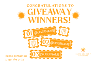 Giveaway Winners Stamp Pinterest board cover Image Preview