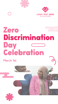 Playful Zero Discrimination Celebration Instagram Reel Design