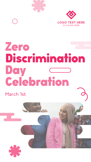 Playful Zero Discrimination Celebration Instagram Reel Image Preview