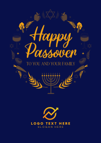 Passover Wreath Poster Design