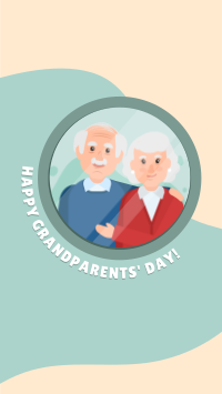 Grandparents Frame Instagram Story Design