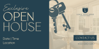 Elegant Open House Twitter post Image Preview