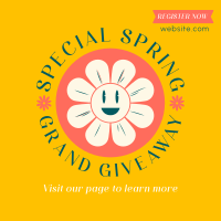 Spring Giveaway Linkedin Post Preview