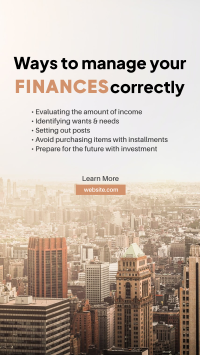 Finance Cityscape Facebook story Image Preview