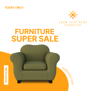 Furniture Super Sale Instagram post Image Preview