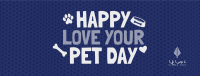 Wonderful Love Your Pet Day Greeting Facebook Cover Image Preview