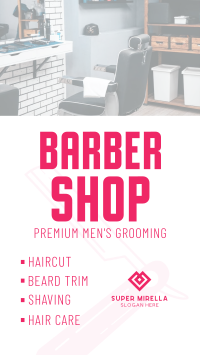 Premium Grooming Facebook Story Image Preview