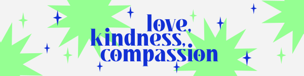 Love Kindness Compassion LinkedIn Banner Design Image Preview