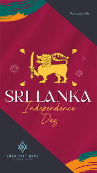 Sri Lanka Independence Instagram reel Image Preview