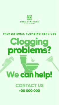 Clogging Plumbing Maintenance Instagram Reel Preview