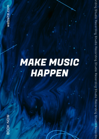 Music Studio Poster Design