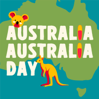 National Australia Day Instagram Post Design