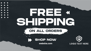 Grunge Shipping Discount Animation Image Preview
