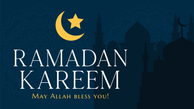 Blessed Ramadan Facebook event cover Image Preview