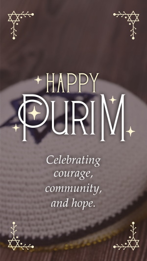 Celebrating Purim Instagram story Image Preview