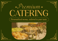 Premium Catering Postcard Design