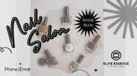 Trendy Nail Salon Facebook Event Cover Image Preview