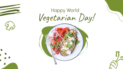 Happy Vegetarian Day! Facebook event cover Image Preview