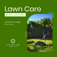 Lawn Mower Instagram Post Design