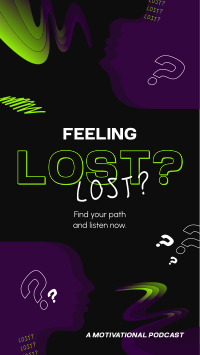 Lost Motivation Podcast Facebook Story Design