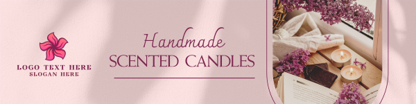 Candles and Chill Etsy Banner Design Image Preview