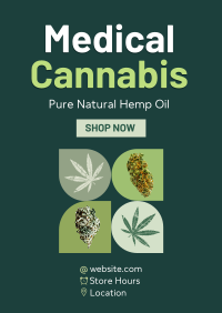 Healing Cannabinoids Poster Design