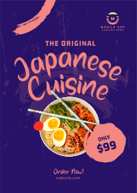 Original Japanese Cuisine Poster Image Preview