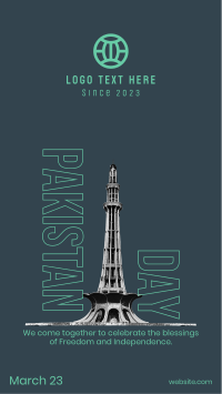 Pakistan Day Tower Instagram story Image Preview