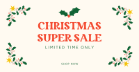 Christmas Super Sale Facebook Ad Design