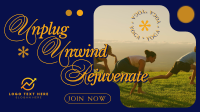 Minimalist Yoga Retreat Animation Preview