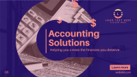 Accounting Solution Facebook Event Cover Design