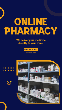Pharmacy Delivery Instagram story Image Preview