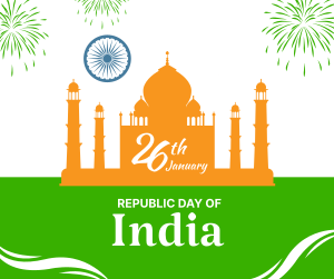 Indian Republic Day Landmark Facebook post Image Preview