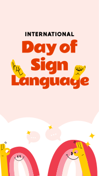 Sign Language Day Instagram reel Image Preview