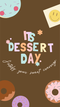 Satisfy Your Sweet Cravings! Instagram Story Design