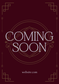 Oriental Vintage Coming Soon Poster Image Preview