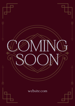 Oriental Vintage Coming Soon Poster Image Preview