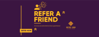 Refer and Earn Now Facebook cover Image Preview