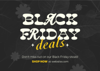 Luxe Black Friday Deal Postcard Image Preview