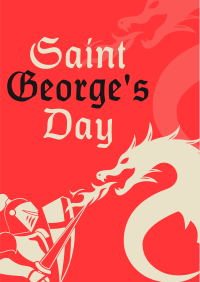 Saint George's Celebration Flyer Design