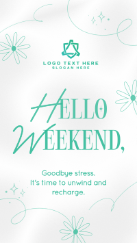 Weekend Greeting Quote TikTok video Image Preview