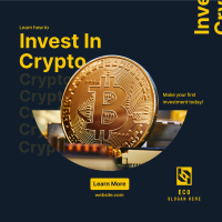 Crypto Investment Instagram post Image Preview