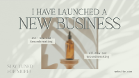 Minimalist Startup Launch Facebook event cover Image Preview