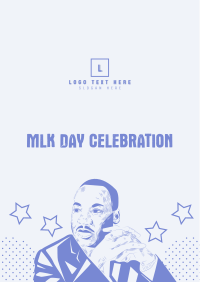 MLK Day Celebration Flyer Design