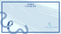 Minimalist Cancer Awareness Zoom background Image Preview