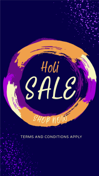 Holi Powder Explosion Sale Instagram story Image Preview