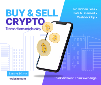 Buy & Sell Crypto Facebook post Image Preview