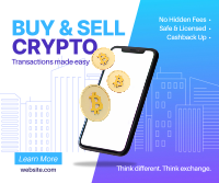 Buy & Sell Crypto Facebook Post Image Preview