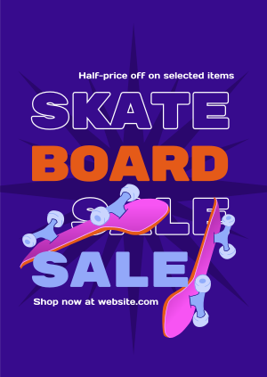 Skate Sale Poster Image Preview