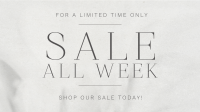 Minimalist Luxurious Sale Facebook event cover Image Preview